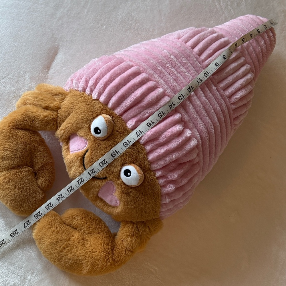 Plush Hermit Crab Pillow - Picture 6 of 7